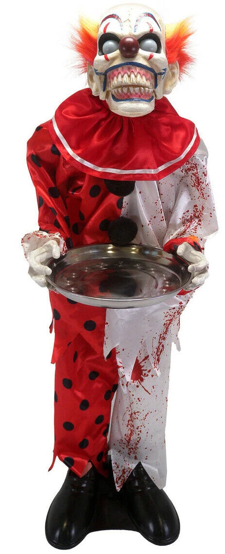 Kmart 95cm Animated Talking Light Up Eyes Pennywise Clown Halloween Prop Halloween Props/Decoration 3 Kmart 95cm Animated Talking Light Up Eyes Pennywise Clown Halloween Prop Halloween Props/Decoration