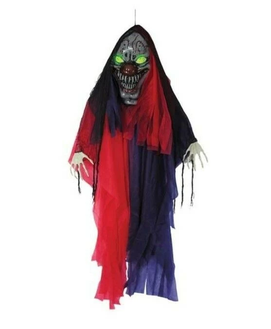Tomfoolery Prop Giant Head Clown Hanging Halloween Decoration Prop 1 Tomfoolery Prop Giant Head Clown Hanging Halloween Decoration Prop