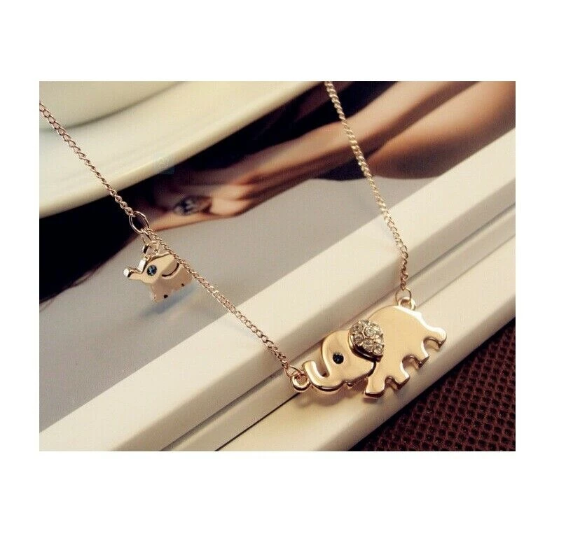 AliExpress Fashion Jewelry Elephant Family Charming Crystal Chain Ladies Necklace 2 AliExpress Fashion Jewelry Elephant Family Charming Crystal Chain Ladies Necklace