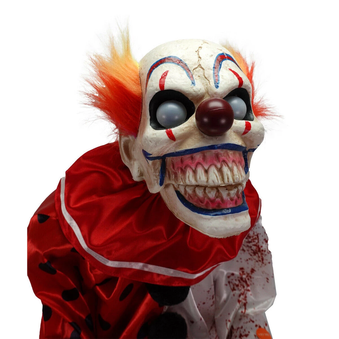 Kmart 95cm Animated Talking Light Up Eyes Pennywise Clown Halloween Prop Halloween Props/Decoration 5 Kmart 95cm Animated Talking Light Up Eyes Pennywise Clown Halloween Prop Halloween Props/Decoration
