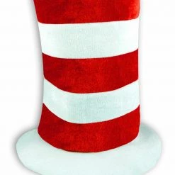 Crazy Costume Deals Dr Seuss Cat In The Hat Nose Bow Tie Top Hat Kids Boys Girls Costume KIT Costume Accessories