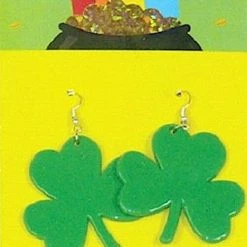 Aussie Toys St. Patrick's Day Irish Dangling Shamrock Earrings And Shamrock Necklace Jewellery 9 Aussie Toys St. Patrick's Day Irish Dangling Shamrock Earrings And Shamrock Necklace Jewellery