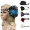 AliExpress 1920s Great Gatsby Feather 20s Flapper Headband Ladies Hair Accessories