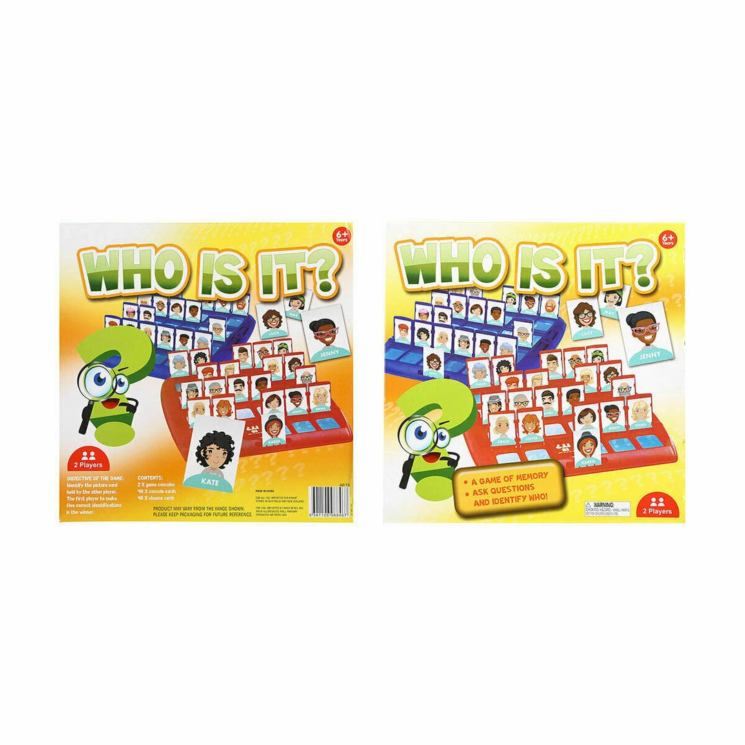 Kmart Who Is It Who Am I Guess Who Family Fun Social Memory Guess Strategy Board Game 5 Kmart Who Is It Who Am I Guess Who Family Fun Social Memory Guess Strategy Board Game