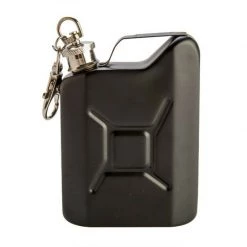 MDI Australia Black Mini Jerry Can Flask Keyring