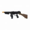 AT Costume Accessories Tommy Gun 20s Gangster Plastic Gun Costume Weapon With Sound 1920s