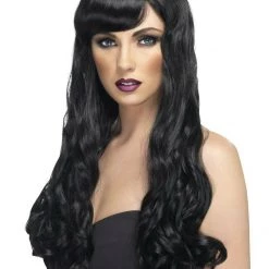 Smiffys Long Desire Fringe Ladies Wig