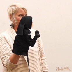 Williamvalentine Archie McPhee The Punching Nun Rosie The Riveter Punching Puppet