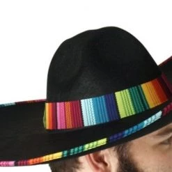 Sweidas Bandit Mexican Sombrero Hat Moustache & Cigar Costume Kit Costume Accessories