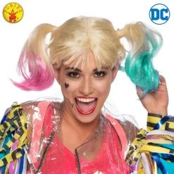 Rubie's Harley Quinn Birds Of Prey Ladies Wig Costume Wigs