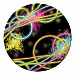 Balloon Agencies Glow Party Theme Beverages Tablecover Plates Cups Banner Balloons Party Supplies
