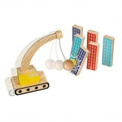 Home & Garden Schylling Wood Wrecking Bowl 6 Wooden Building And 1 Wrecking Ball Ages 3+