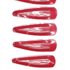 JD 10 X Non-Slip Hair Clips 5cm Metal Baby Girls Toddlers Kids Women Many Colours