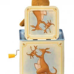 Williamvalentine Kangaroo With Baby Joey In Pouch Kangaroo Jack In The Box Toddler Kids Toy Home & Garden