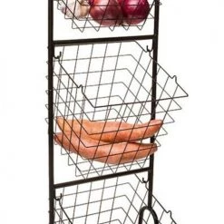 Kmart Fruit & Vegetable 3 Basket Stand Holder Pantry Organiser Storage Home & Garden