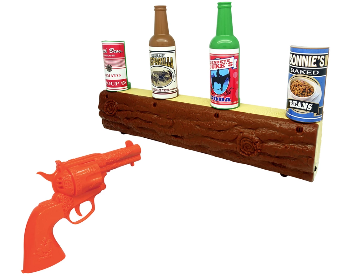 CATCH Home & Garden Virtual Infrared Beam Gun Shooting Cans & Bottles Wild West Target Game Set 2 CATCH Home & Garden Virtual Infrared Beam Gun Shooting Cans & Bottles Wild West Target Game Set