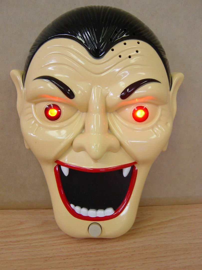 Spookytime Halloween Props/Decoration Animated Talking Doorbell & Pop Out Spider Halloween Prop Witch Pumpkin Vampire 2 Spookytime Halloween Props/Decoration Animated Talking Doorbell & Pop Out Spider Halloween Prop Witch Pumpkin Vampire