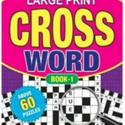 Aussie Toys Home & Garden A4 Large Print Crossword Puzzle Books Over 60 Puzzles To Solves Fun Games