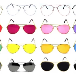 JD Party Fashion Aviator Glasses Unisex Costume Cosplay Fancy Dress Party Costume Accessories