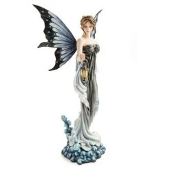 MDI Large Light-Up Star Fairy With Lantern Figurine