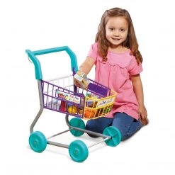 ATD Home & Garden Casdon Little Shopper Supermarket Cash Register Shopping Trolley PretendPlay Toy