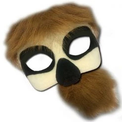 Sweidas Plush Deluxe Adult Animal Set Mask With Elastic Strap Costume Accessory Costume Accessories