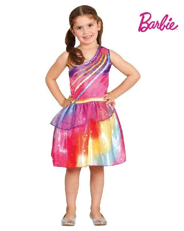 Rubie's Costumes Barbie Dreamtopia Fairy Mermaid Rainbow Size Medium 4-6 Girls Costume 4 Rubie's Costumes Barbie Dreamtopia Fairy Mermaid Rainbow Size Medium 4-6 Girls Costume