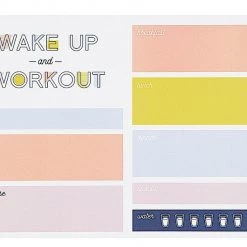 Kmart Daily Diet Meal Diary & Exercise Workout And Fitness Planner 60 Page Pad