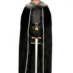 Tomfoolery Game Of Thrones Medieval Fantasy Faux Fur Trimmed Cape Mens Costume Accessory