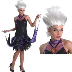Rubies Deerfield Costumes Disney Mermaid Ursula Deluxe Wig Ladies Costume