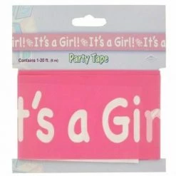 Beistle Baby Shower It's A Boy Or Its A Girls 6m Long Party Tape Decoration Banner