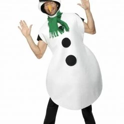 Smiffys Snowman Funny Santa Christmas Novelty Frozen Christmas Fancy Costume Outfit Christmas Adult Costumes