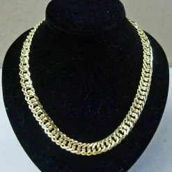 Unbranded Gold Chunky Pimp Necklace Chain Rapper Hip Hop Bling 90s 80s Costume Costume Accessories