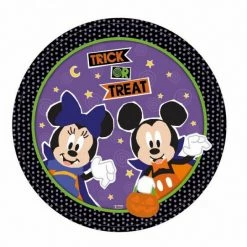 Rubie's Party Supplies Disney Trick Or Treat Halloween Plates Paper Cups Lunch Napkin Treat Bucket