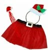 Sweidas Santa Fairy Christmas Dress Up Girls Costume Accessory Kit