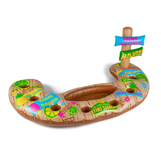 Williamvalentine Party Supplies BigMouth Floating Tiki Swim Up Bar & Cooler Pool Party Inflatable 2 Williamvalentine Party Supplies BigMouth Floating Tiki Swim Up Bar & Cooler Pool Party Inflatable