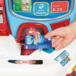 ATD Home & Garden Casdon Little Shopper Supermarket Cash Register Shopping Trolley PretendPlay Toy