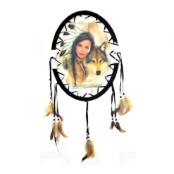 JD Party Home & Garden Dream Catcher 1 Ring Oval 37CM*30CM Bedroom Wall Hanging Home Decor