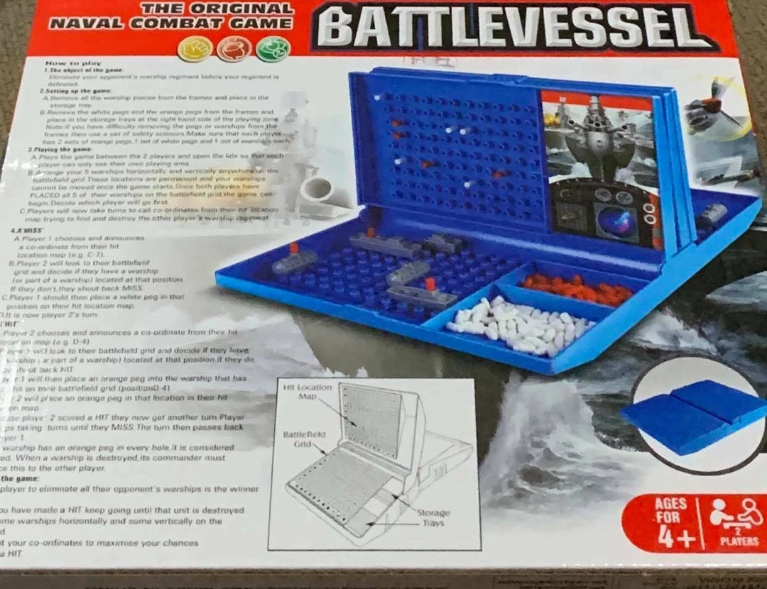 CHOICE Home & Garden Battleship Naval Combat Battlevessel Family Board Game For 2 Players 2 CHOICE Home & Garden Battleship Naval Combat Battlevessel Family Board Game For 2 Players