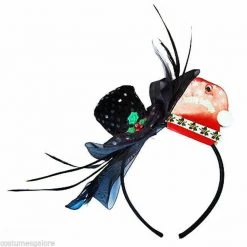 Sweidas Christmas Costume Accessories Christmas Fascinator Headband Snowman Costume Accessory