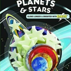 ABT Home & Garden Glow In The Dark 9 X Planets And 21 X Stars Bedroom Wall & Ceiling Home Decor