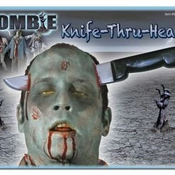 Dr. Toms Zombie Knife Through Head Halloween Costume Accessory