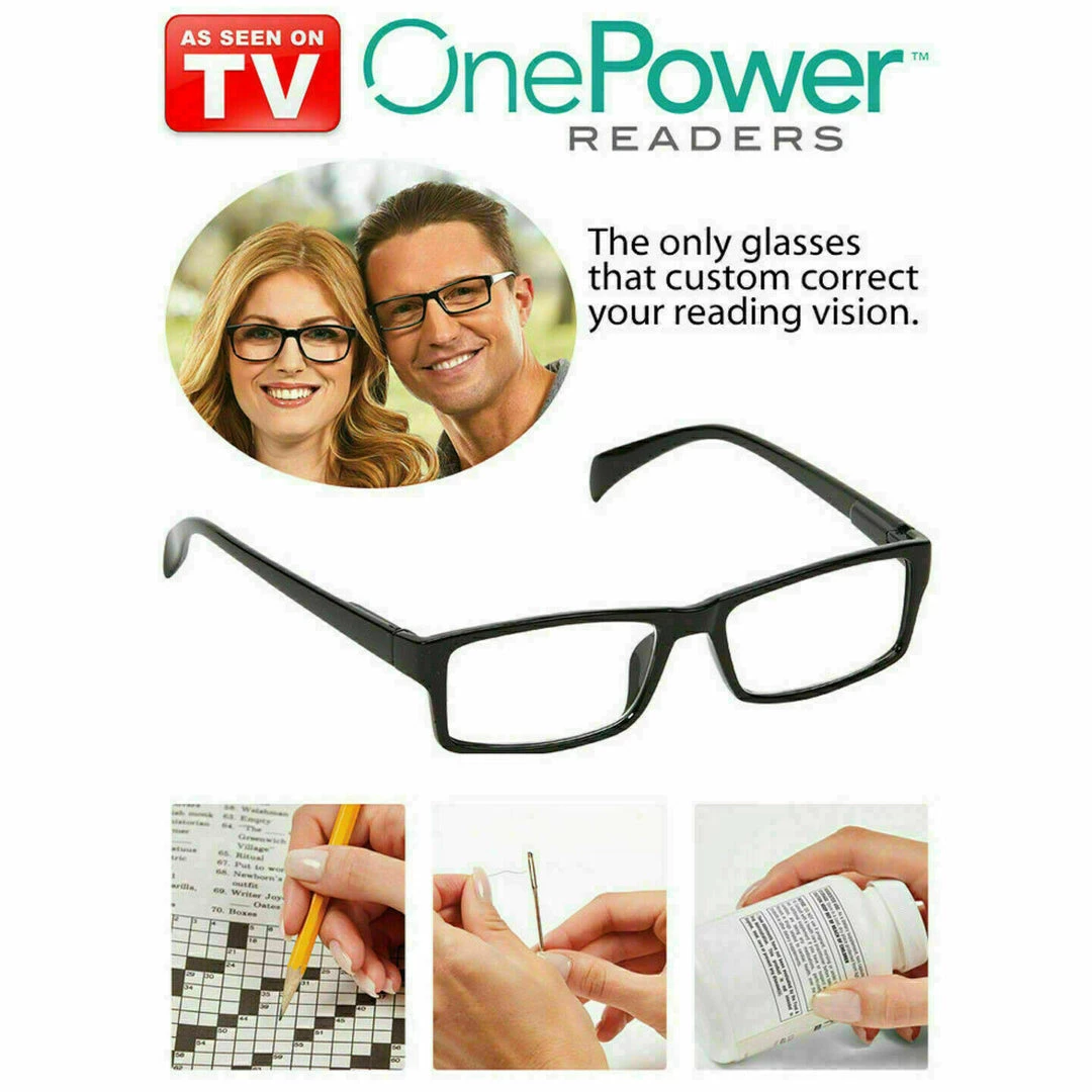 ONE POWER READERS Reading Glasses 1.0 - 2.5 One Pair All Strengths 4 ONE POWER READERS Reading Glasses 1.0 - 2.5 One Pair All Strengths