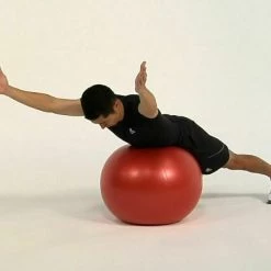 Kmart Health & Beauty ANTI-BURST GYM BALL Exercise 55cm Inflatable Physio Balance Yoga Fitness Gym