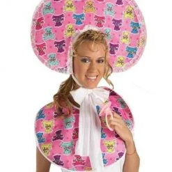 Tomfoolery Adult Baby Boy Baby Girl Teddy Bear Bib And Bonnet Costume Accessory Kit Costume Accessories