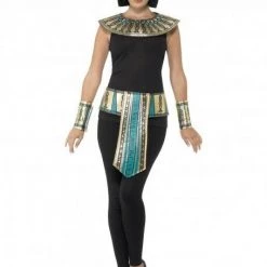 Smiffy's Adults Egyptian Pharaoh Kit Queen Cleopatra Mens Ladies Costume Kit