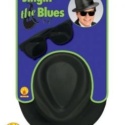 Rubies Costume Accessories Gangster Blues Brothers Hat & Glasses Set Costume Accessory Kit