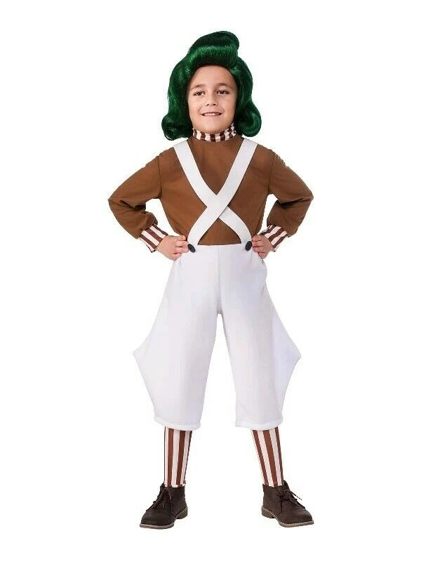 Rubie's Costumes Willy Wonka Oompa Loompa Chocolate Factory Bookweek Boys Costume And Wig 3 Rubie's Costumes Willy Wonka Oompa Loompa Chocolate Factory Bookweek Boys Costume And Wig