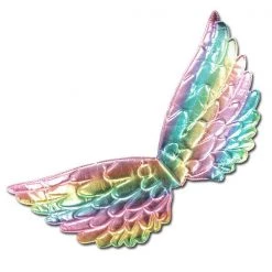Sweidas Opal Aura Mini Fairy Holographic Wings Girls Costume Accessory