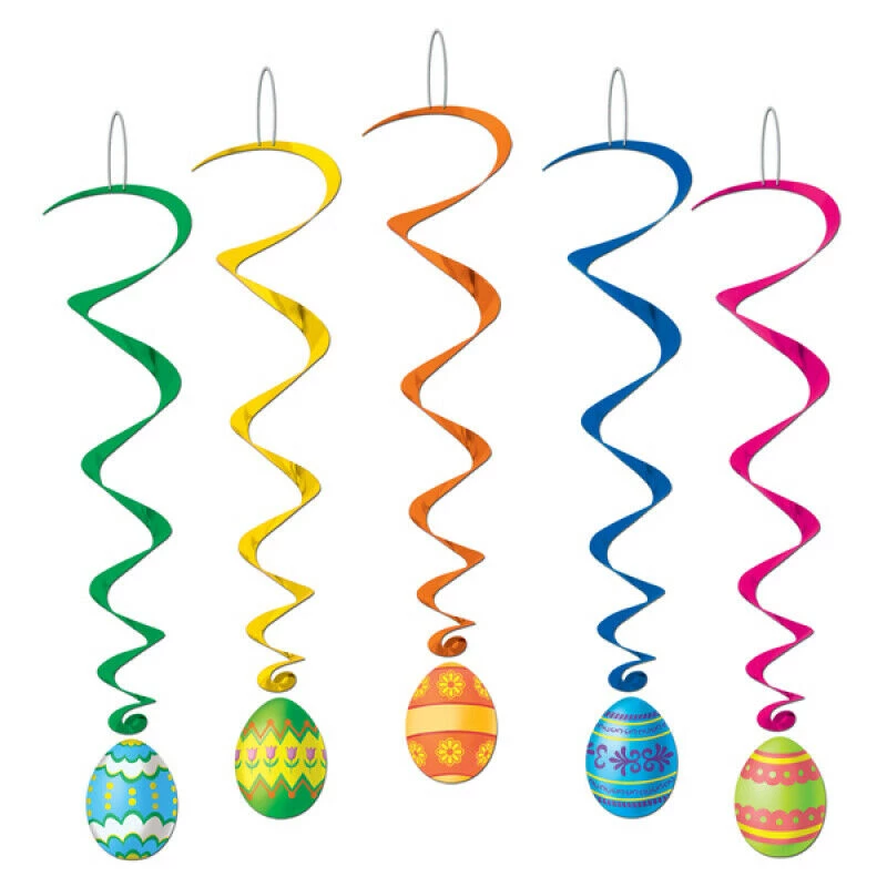 Balloon Agencies Party Supplies Easter Egg Whirls Hanging Party Decorations 1 Balloon Agencies Party Supplies Easter Egg Whirls Hanging Party Decorations